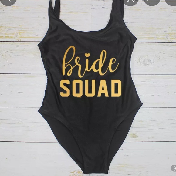 Boohoo Other - Bride squad swimsuit